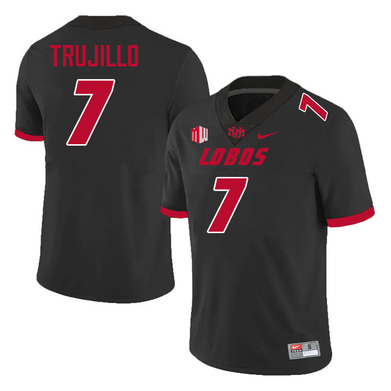 Nic Trujillo UNM Lobos Jersey,New Mexico Lobos Football Jersey,Uniforms-Black